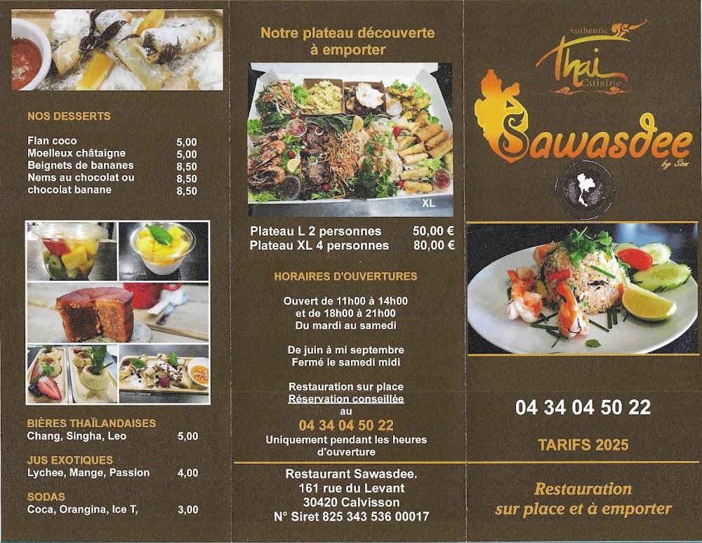 Sawasdee - Menu Image 2